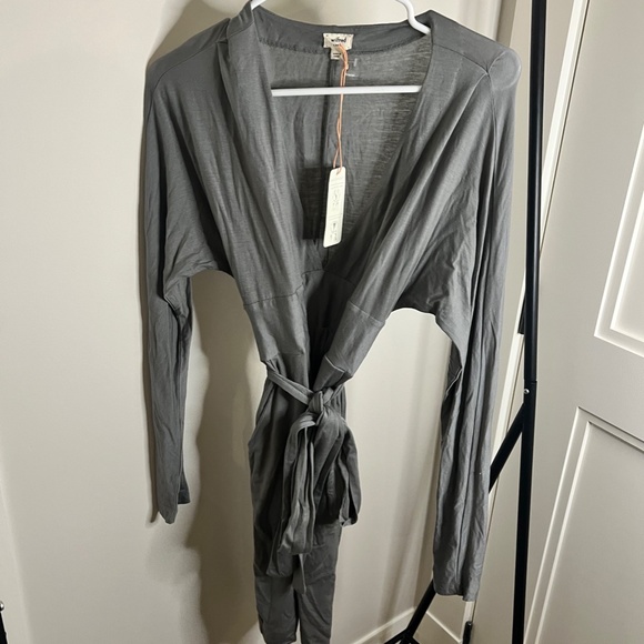 WILFRED GREY WRAP DRESS - Picture 4 of 5